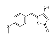 5-[(4-methylsulfanylphenyl)methylidene]-1,3-thiazolidine-2,4-dione结构式