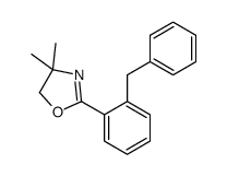 2-(2-benzylphenyl)-4,4-dimethyl-5H-1,3-oxazole结构式