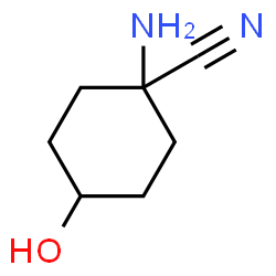 Cyclohexanecarbonitrile, 1-amino-4-hydroxy- (9CI) Structure