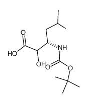 N-Boc-norstatine Structure