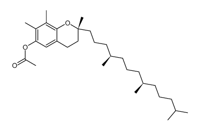 (2R,4'R,8'R)-γ-tocopherol acetate Structure