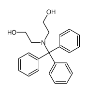 2-[2-hydroxyethyl(trityl)amino]ethanol Structure