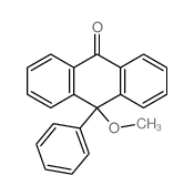 9(10H)-Anthracenone,10-methoxy-10-phenyl- structure