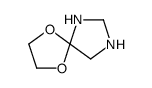 6,9-Dioxa-1,3-diazaspiro[4.4]nonane(9CI) structure