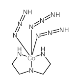 Cobalt,[N-(2-aminoethyl)-1,2-ethanediamine-N,N',N'']triazido-, (OC-6-21)- (9CI) structure