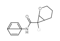 2-Oxabicyclo[4.1.0]heptane-7-carboxanilide,7-chloro-, stereoisomer (8CI)结构式