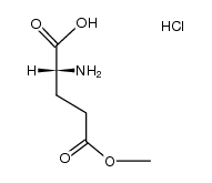 D-glutamic acid-5-methyl ester, hydrochloride结构式