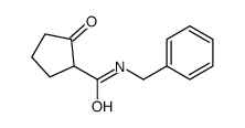 2-Oxo-cyclopentanecarboxylic acid benzylamide structure