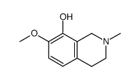 7-methoxy-2-methyl-1,2,3,4-tetrahydro-isoquinolin-8-ol Structure