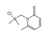 2(1H)-Pyridinethione,1-[(chlorodimethylsilyl)methyl]-6-methyl- picture