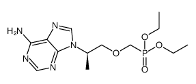 diethyl (R)-((2-(6-amino-9H-purin-9-yl)propoxy)methyl)phosphonate Structure