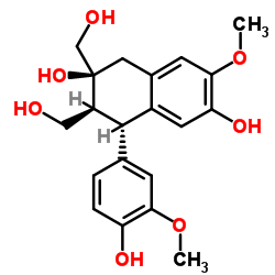 异橄榄树脂素结构式