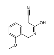 2-Cyano-N-(2-methoxybenzyl)acetamide Structure