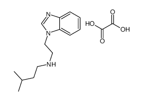 2-(3H-benzimidazol-1-ium-1-yl)ethyl-(3-methylbutyl)azanium,oxalate结构式