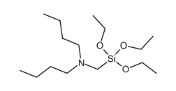 Di-n-butylaminomethyl-triaethoxy-silan Structure