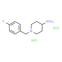1-(4-fluorobenzyl)piperidin-4-amine dihydrochloride结构式