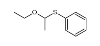 1-ethoxy-1-(phenylthio)ethane结构式