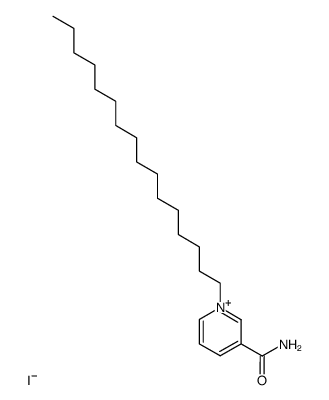 N-hexadecyl-3-(aminocarbonyl)pyridinium iodide结构式