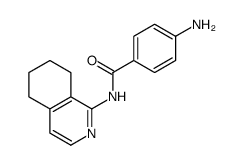 Benzamide, 4-amino-N-(5,6,7,8-tetrahydro-1-isoquinolinyl)- structure