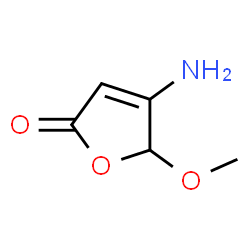 2(5H)-Furanone,4-amino-5-methoxy-(9CI) structure