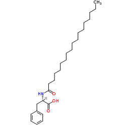 N-Octadecanoyl-L-phenylalanine structure