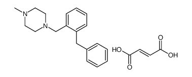 1-[(2-benzylphenyl)methyl]-4-methylpiperazine,(E)-but-2-enedioic acid Structure