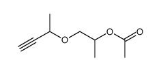 1-[(1-Methyl-2-propynyl)oxy]-2-propanol acetate结构式