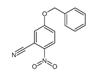 2-nitro-5-phenylmethoxybenzonitrile Structure