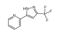 2-[5-(trifluoromethyl)-1H-pyrazol-3-yl]pyridine Structure