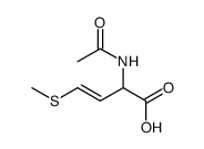 (Z)-L-2-acetamido-4-methylthio-3-butenoic acid结构式