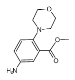 methyl 5-amino-2-(4-morpholino)benzoate Structure