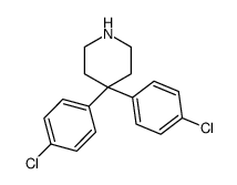 4,4-bis(4-chlorophenyl)piperidine structure