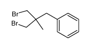 2-Benzyl-2-methyl-1,3-dibrompropan Structure
