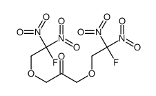 1,3-bis(2-fluoro-2,2-dinitroethoxy)propan-2-one Structure
