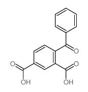 4-benzoylbenzene-1,3-dicarboxylic acid structure