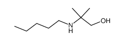 β-pentylamino-isobutyl alcohol Structure