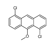 1,5-dichloro-9-methoxyanthracene结构式
