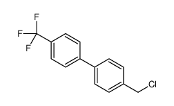 1-(chloromethyl)-4-[4-(trifluoromethyl)phenyl]benzene Structure