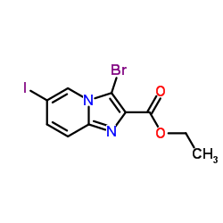 Ethyl 3-bromo-6-iodoimidazo[1,2-a]pyridine-2-carboxylate图片