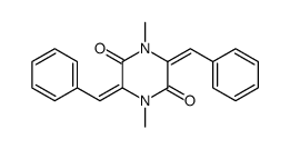 3,6-dibenzylidene-1,4-dimethylpiperazine-2,5-dione Structure