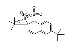 2,6-ditert-butyl-1H-naphthalene-1,2-disulfonic acid Structure