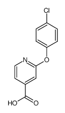 2-(4-chloro-phenoxy)-isonicotinic acid结构式