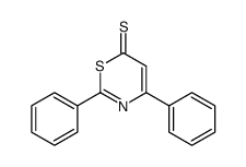 2,4-diphenyl-1,3-thiazine-6-thione Structure