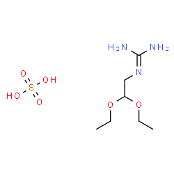 (2,2-diethoxyethyl)guanidinium sulphate structure