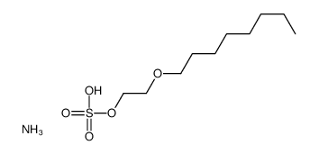 ALPHA-SULFO-OMEGA-(OCTYLOXY)-POLY(OXY-1,2-ETHANEDIYL) AMMONIUM SALT Structure