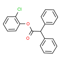 2-Chlorophenyl diphenylacetate结构式