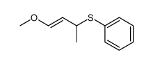 ((E)-3-Methoxy-1-methyl-allylsulfanyl)-benzene Structure