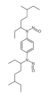 N-(6-methyloctan-3-yl)-N-[4-[6-methyloctan-3-yl(nitroso)amino]phenyl]nitrous amide Structure