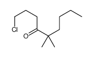 1-chloro-5,5-dimethylnonan-4-one Structure