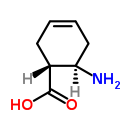 顺式-2-氨基-4-环己烯-1-羧酸结构式